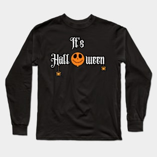 Smiley stitched-mouthed Halloween Long Sleeve T-Shirt